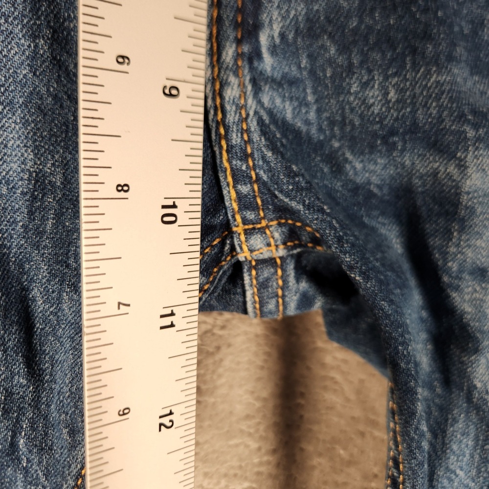 Levi's 505 Regular Fit Jeans Mens 32x30 Blue Excellent Straight Leg Denim - Picture 3 of 13